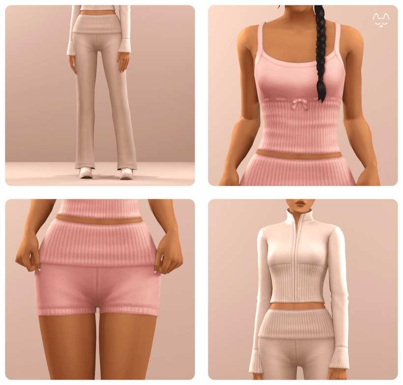 Галерея мода Сет одежды Lounge Set #1